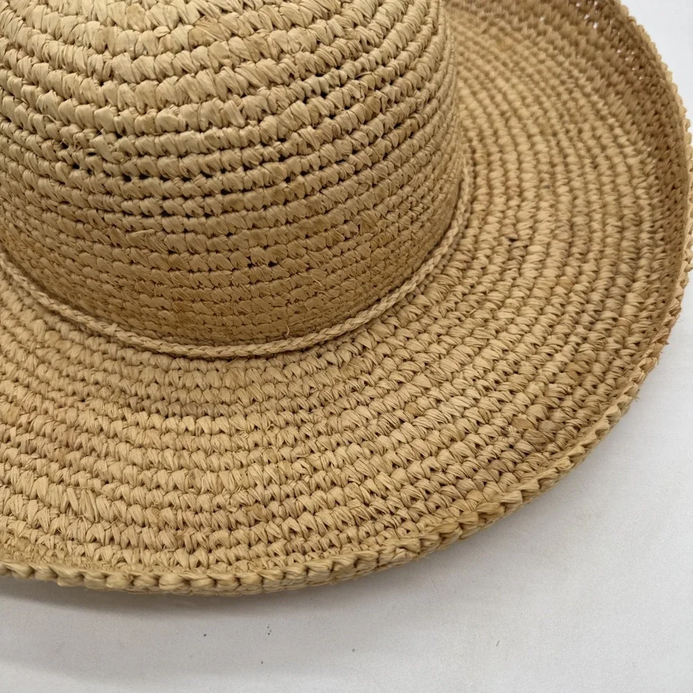 Corroboree Australia Raffia Straw Hat Handwoven Packable Travel Beach Unisex